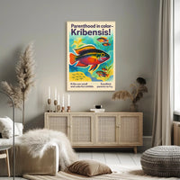 Parenthood in Color Kribensis Poster PosterGoat