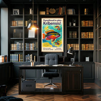 Parenthood in Color Kribensis Poster PosterGoat