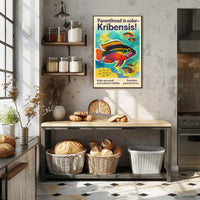 Parenthood in Color Kribensis Poster PosterGoat