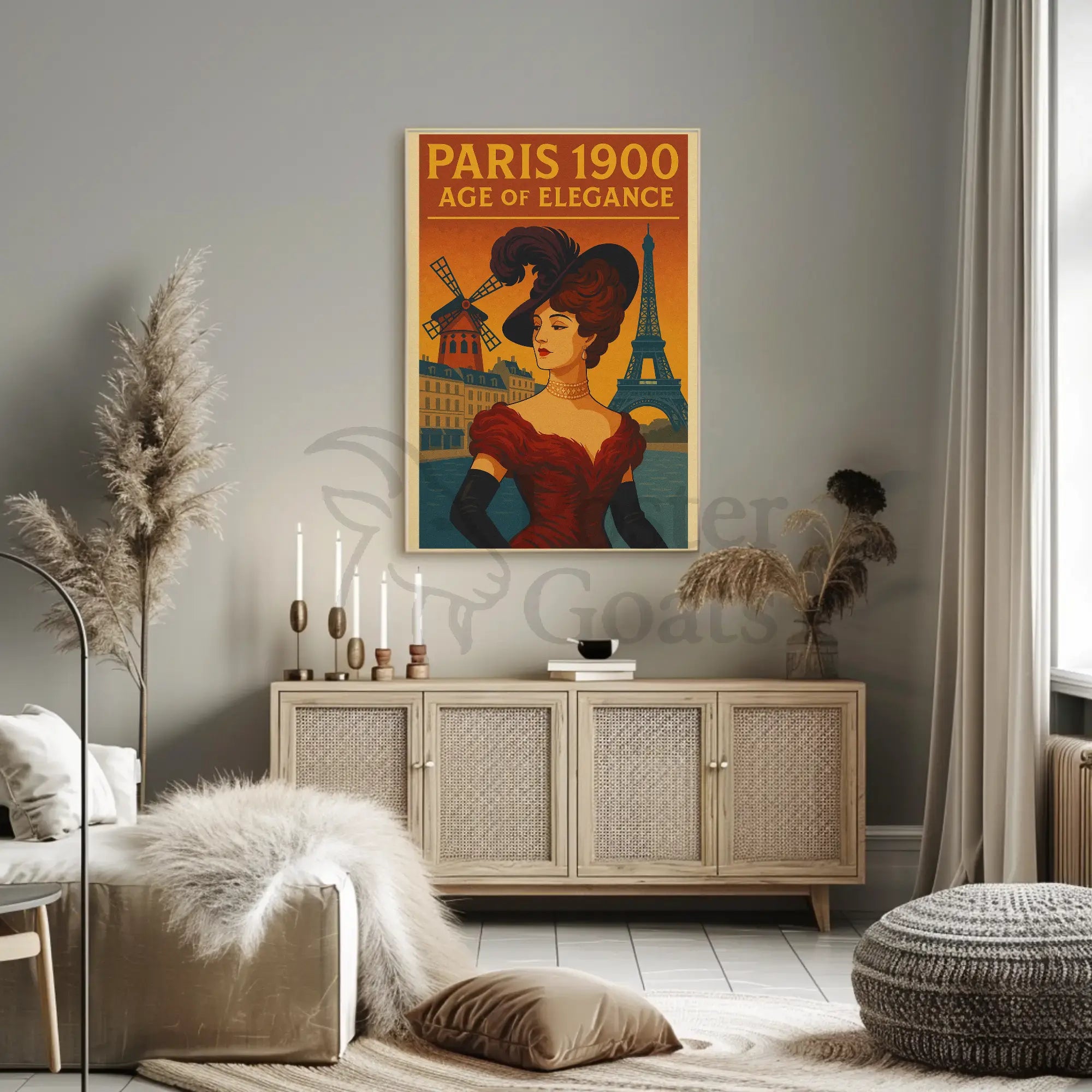 Paris 1900: Age of Elegance Cultural Heritage Poster PosterGoat