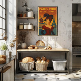 Paris 1900: Age of Elegance Cultural Heritage Poster PosterGoat