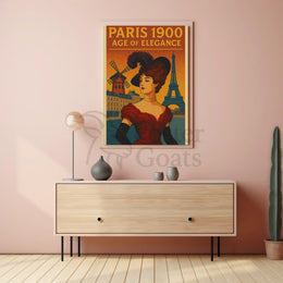 Paris 1900: Age of Elegance Cultural Heritage Poster PosterGoat