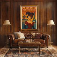 Paris 1900: Age of Elegance Cultural Heritage Poster PosterGoat