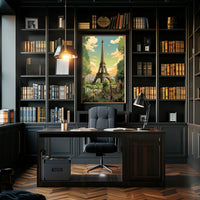 Paris Eiffel Tower Cityscape: Travel Poster PosterGoat