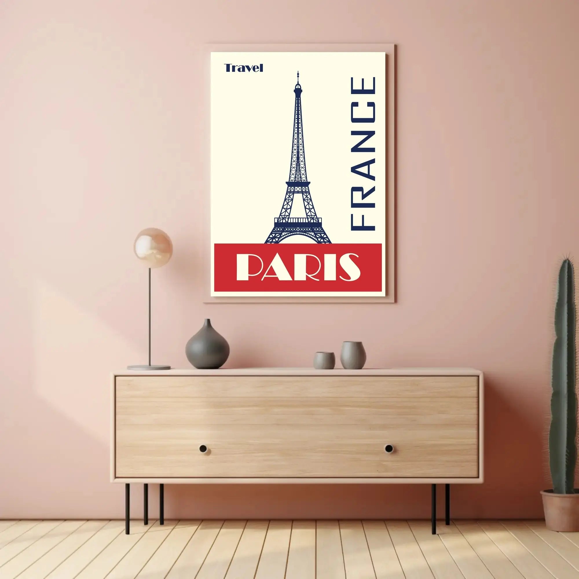 Paris Eiffel Tower Travel Poster PosterGoat