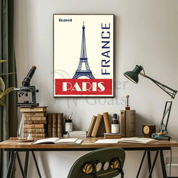 Paris Eiffel Tower Travel Poster PosterGoat