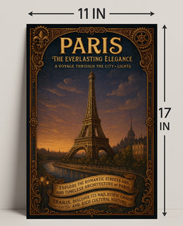Paris The Everlasting Elegance Poster PosterGoat