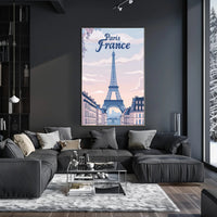 Parisian Dreams: Eiffel Tower Travel Poster PosterGoat