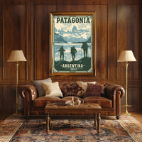 Patagonia Adventure Retro Travel Art Print - Travel Poster PosterGoat