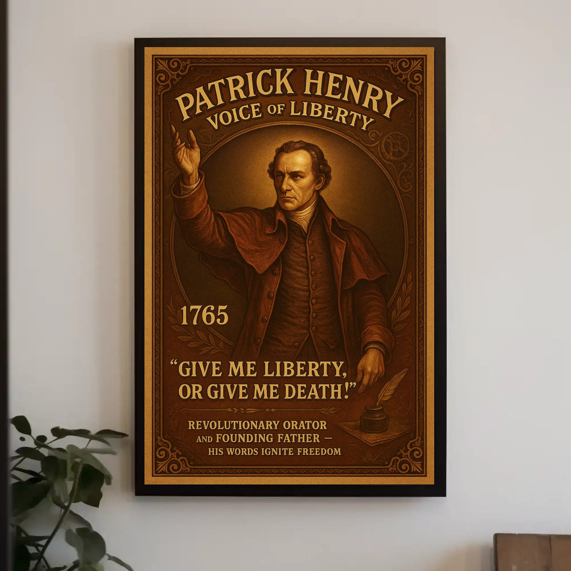 Patrick Henry Voice of Liberty Poster PosterGoat