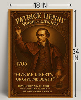 Patrick Henry Voice of Liberty Poster PosterGoat