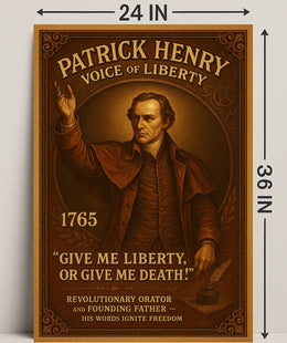 Patrick Henry Voice of Liberty Poster PosterGoat