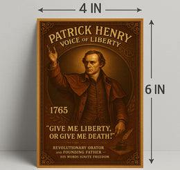 Patrick Henry Voice of Liberty Poster PosterGoat