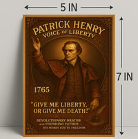 Patrick Henry Voice of Liberty Poster PosterGoat