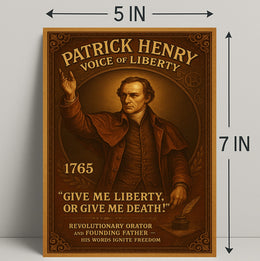 Patrick Henry Voice of Liberty Poster PosterGoat