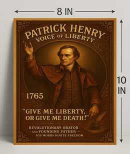 Patrick Henry Voice of Liberty Poster PosterGoat