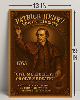 Patrick Henry Voice of Liberty Poster PosterGoat