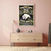 Pawnee Bill Wild West Show Vintage Poster Print PosterGoat
