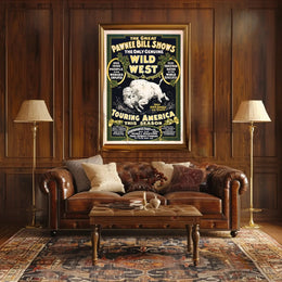 Pawnee Bill Wild West Show Vintage Poster Print PosterGoat