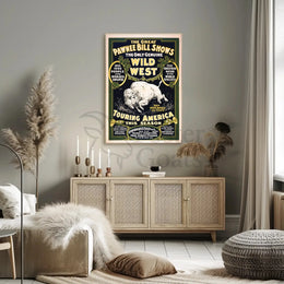 Pawnee Bill Wild West Show Vintage Poster Print PosterGoat