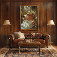 Peaceful Jack Russell Terrier in Sunlit Spring Animal Poster PosterGoat