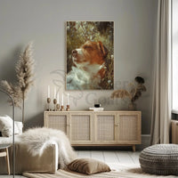 Peaceful Jack Russell Terrier in Sunlit Spring Animal Poster PosterGoat