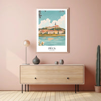 Pécs Scenic View Travel Poster PosterGoat