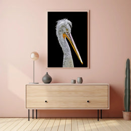 Pelican's Majesty: Photorealistic Wildlife Animal Poster PosterGoat
