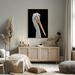 Pelican's Majesty: Photorealistic Wildlife Animal Poster PosterGoat