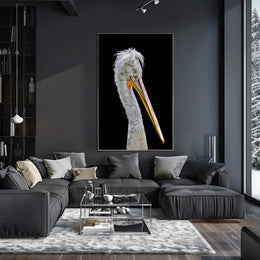 Pelican's Majesty: Photorealistic Wildlife Animal Poster PosterGoat