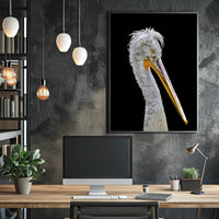 Pelican's Majesty: Photorealistic Wildlife Animal Poster PosterGoat