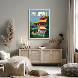Penang Cultural Heritage Travel Poster PosterGoat