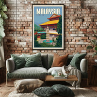 Penang Cultural Heritage Travel Poster PosterGoat