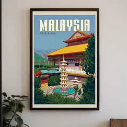 Penang Cultural Heritage Travel Poster PosterGoat