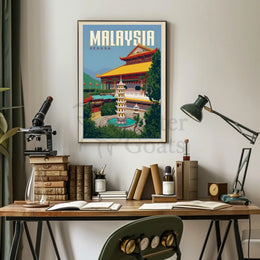Penang Cultural Heritage Travel Poster PosterGoat