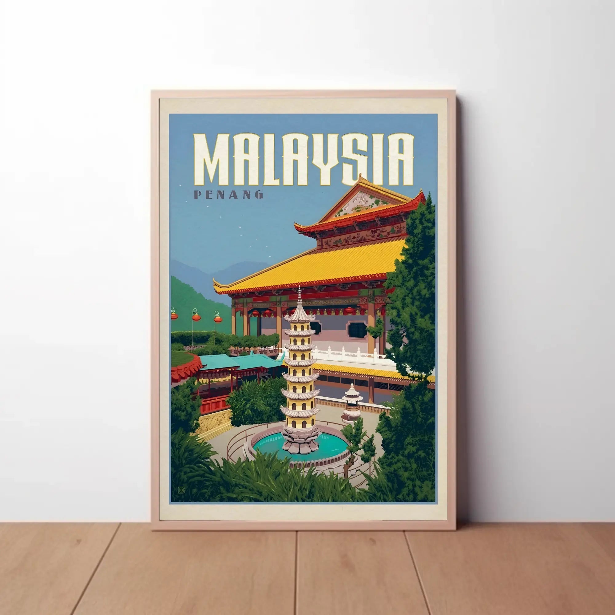 Penang Cultural Heritage Travel Poster PosterGoat