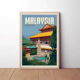 Penang Cultural Heritage Travel Poster PosterGoat