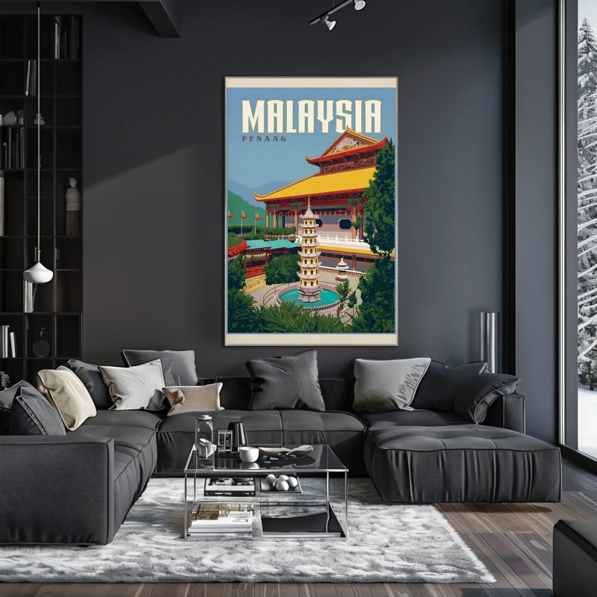 Penang Cultural Heritage Travel Poster PosterGoat