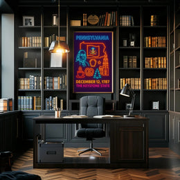 Pennsylvania Keystone State Historical Heritage Poster PosterGoat