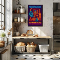 Pennsylvania Keystone State Historical Heritage Poster PosterGoat