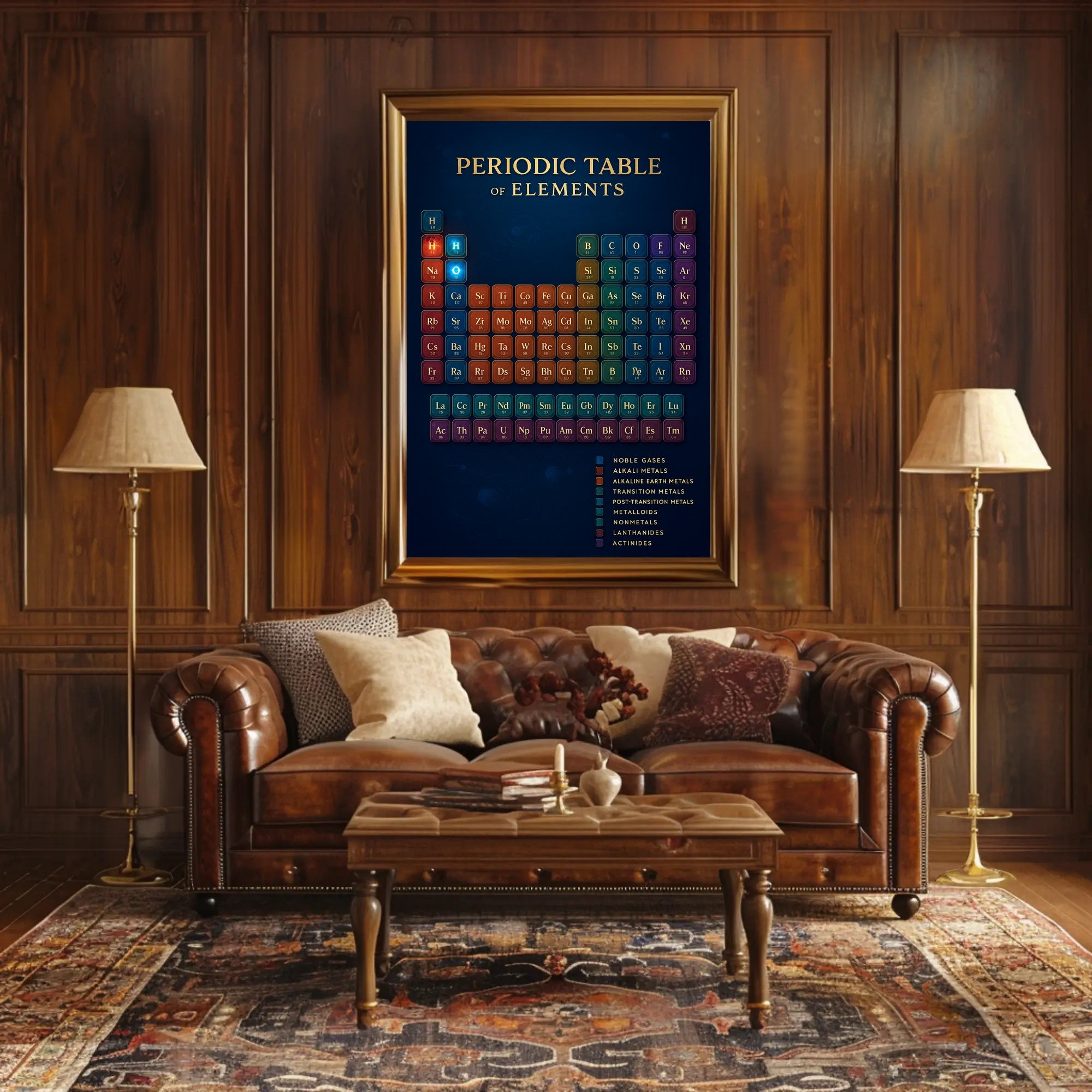 Periodic Table of Elements Poster PosterGoat