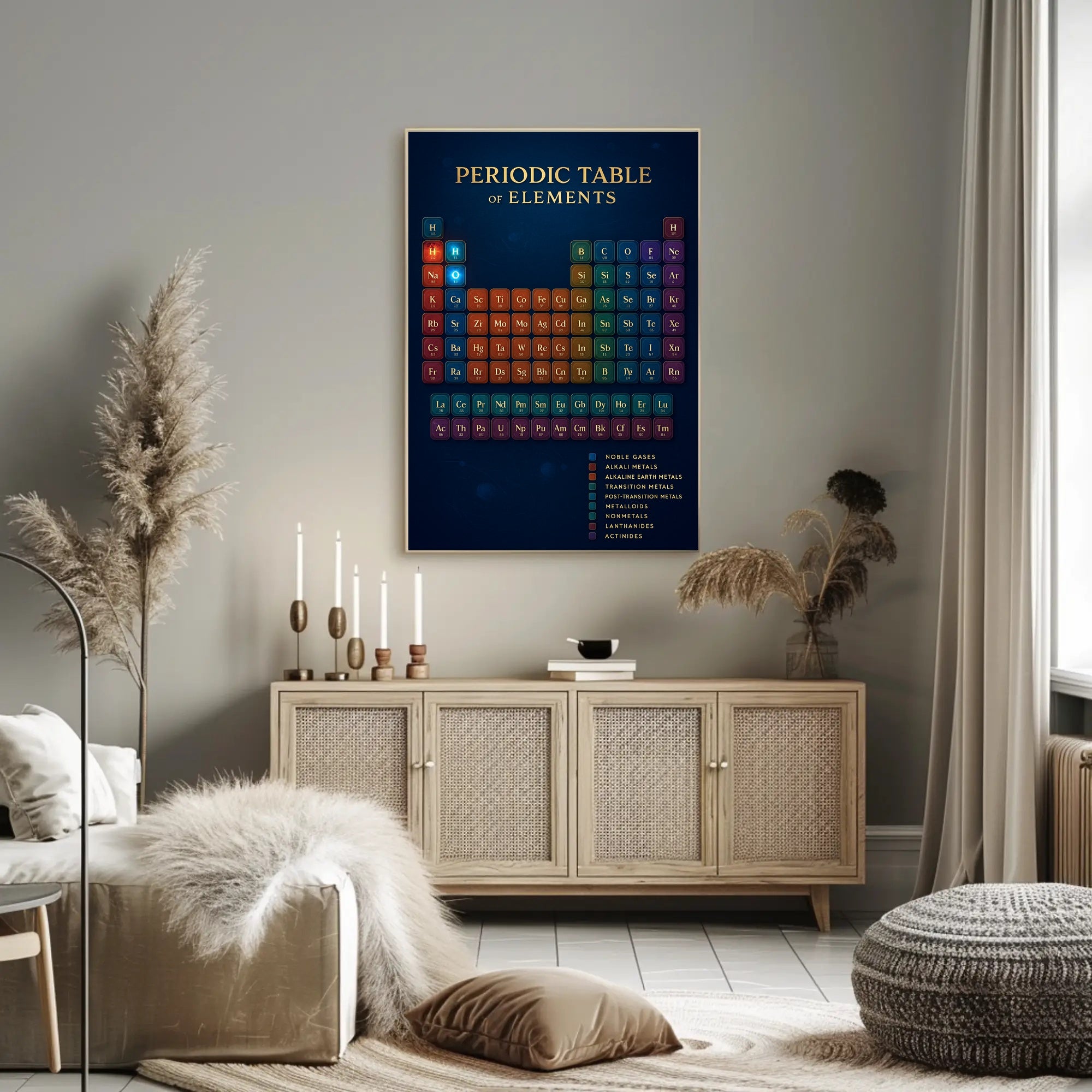 Periodic Table of Elements Poster PosterGoat