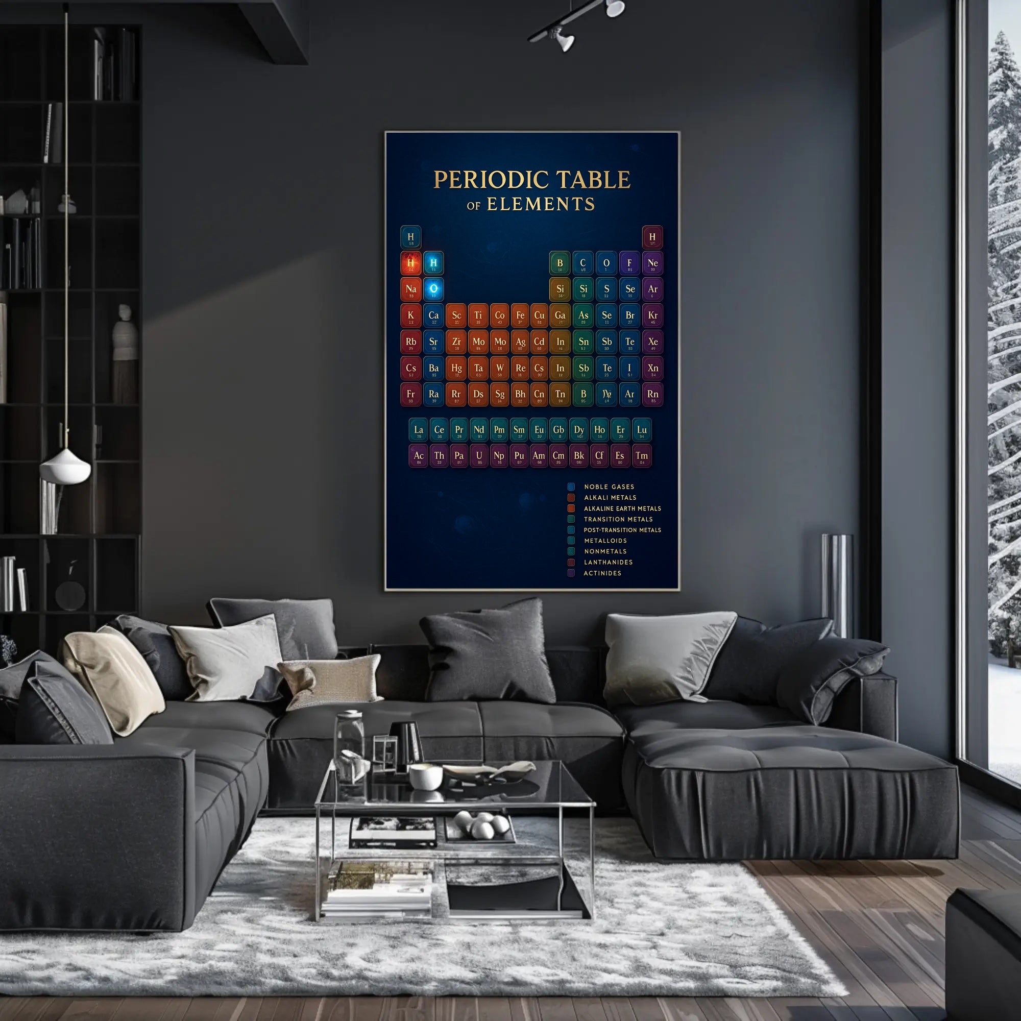 Periodic Table of Elements Poster PosterGoat