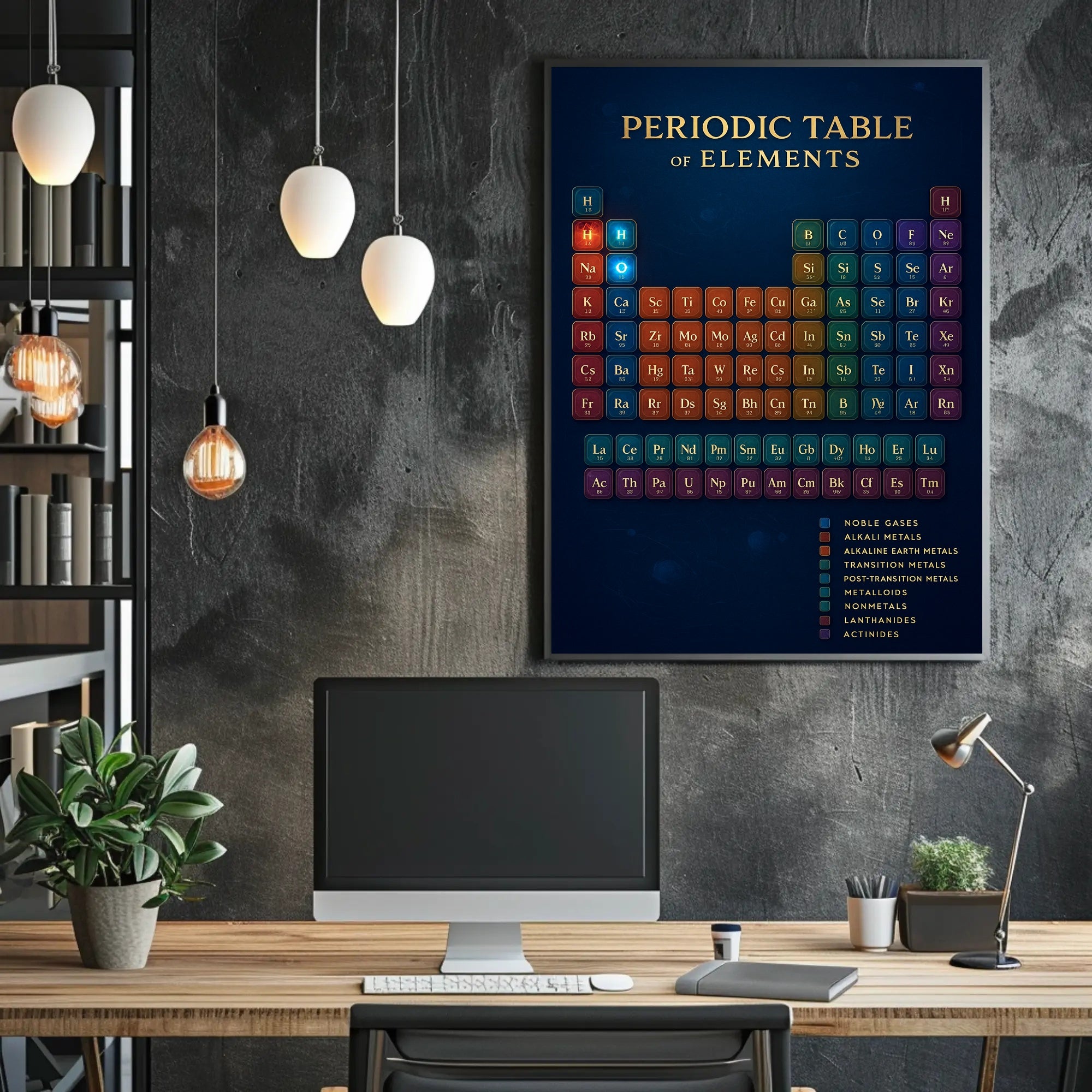 Periodic Table of Elements Poster PosterGoat