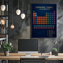 Periodic Table of Elements Poster PosterGoat