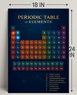 Periodic Table of Elements Poster PosterGoat