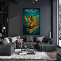 Periodic Table of Elements Wall Art Print PosterGoat