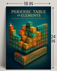 Periodic Table of Elements Wall Art Print PosterGoat