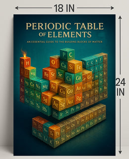 Periodic Table of Elements Wall Art Print PosterGoat