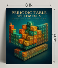 Periodic Table of Elements Wall Art Print PosterGoat
